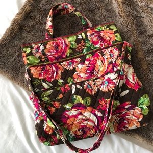 Vera Bradley English Rose Convertible Crossbody